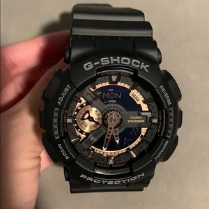 Black G-shock watch